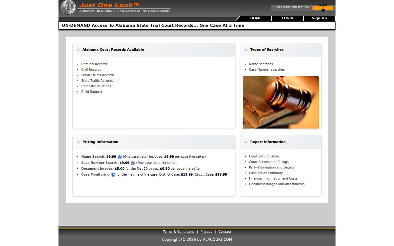 Mobile resident lookup Just One Look court search